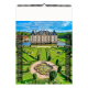 Calendrier illustré personnalisable - Parcs et châteaux