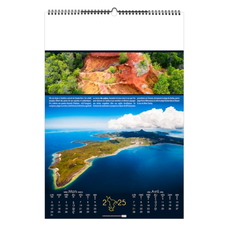 Calendrier illustré publicitaire - Douceurs de Mayotte