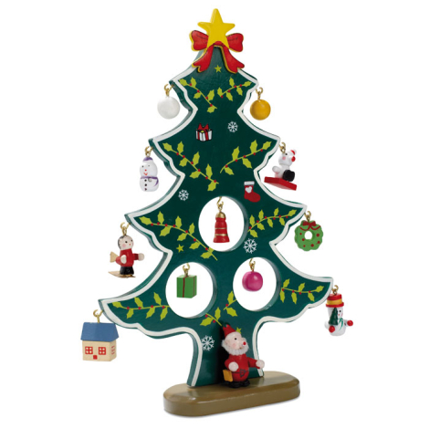 Sapin publicitaire en bois WOODTREE