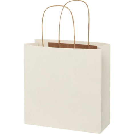 Sac kraft promotionnel résidus agricoles 24x24cm 