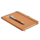 Coffret publicitaire carnet cuir recyclé et stylo ELEGANOTE