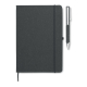 Coffret publicitaire carnet cuir recyclé et stylo ELEGANOTE