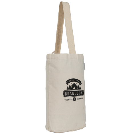 Sac 2 bouteilles personnalisable recyclé 225g