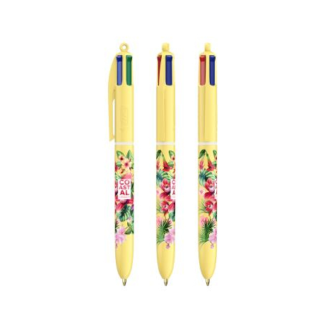 Stylo BIC® 4 Couleurs® Pastel à personnaliser