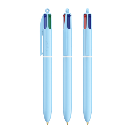 Stylo BIC® 4 Couleurs® Pastel à personnaliser