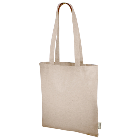 Sac personnalisé coton recyclé 140g grande anses Waterfall