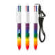 Stylo publicitaire et lanyard BIC® 4 Couleurs® Rainbow Decor