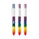 Stylo BIC® 4 Couleurs® Rainbow Decor personnalisable