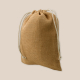 Sac personnalisé en jute à cordon 270g PACIFIC