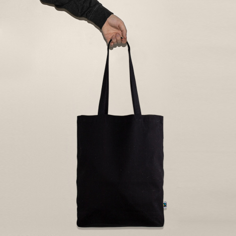 Sac - Cliff Black - en coton Fair Trade 280 gr à personnaliser