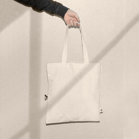 Sac pliable en coton 135g à personnaliser CLOSE