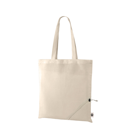 Sac pliable en coton 135g à personnaliser CLOSE