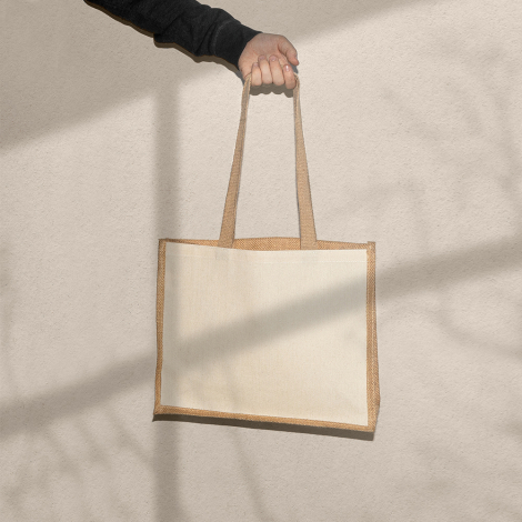 Sac publicitaire coton et jute SHOPPER