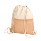 Gym bag coton 230g et jute à personnaliser HORIZON