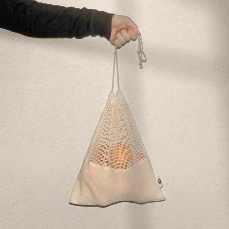 Sac en mailles publicitaire coton 140g COCONUT