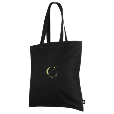 Sac cabas personnalisé coton 300g 10 NOIR