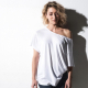 T-shirt publicitaire encolure large pour femme 150g - KATE
