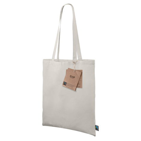 Sac shopping publicitaire coton Fairtrade 180g SCAR