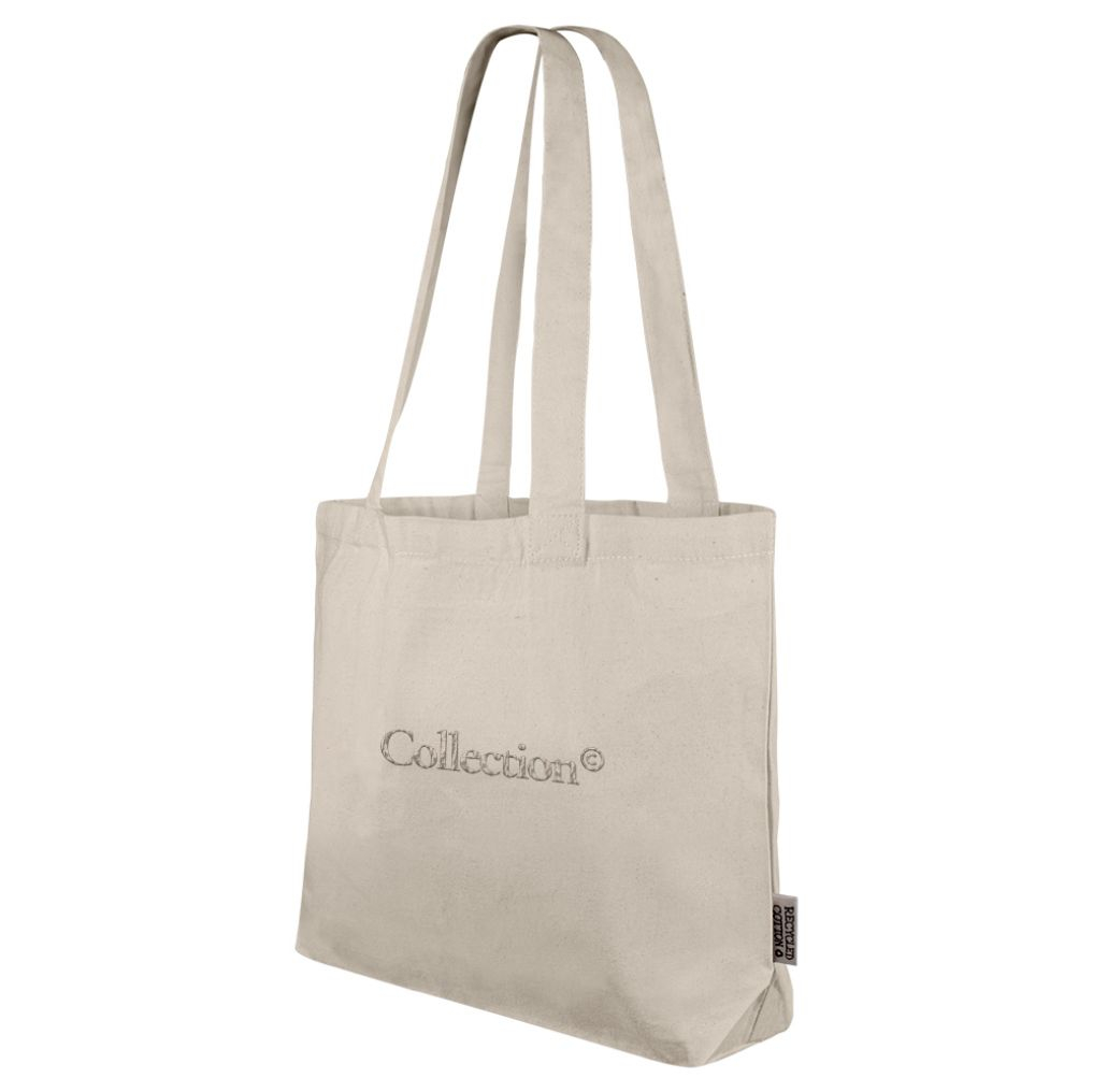 Sac cabas publicitaire coton recycle 280g poche interieure LAKE O