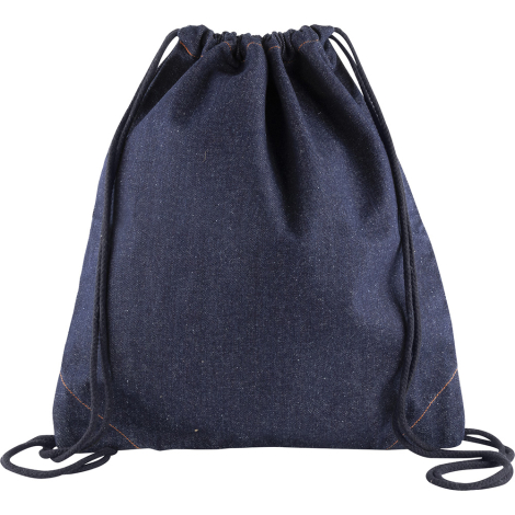 Gym bag publicitaire denim recyclé 240g NASHVILLE