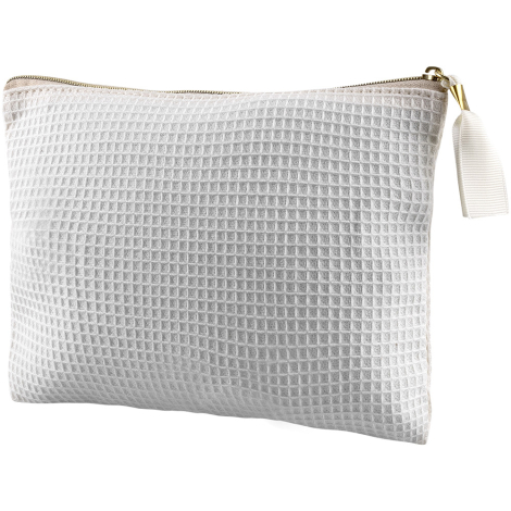 Trousse beauté coton 240g personnalisable WAFFLE