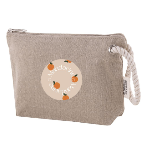 Trousse en coton recyclé 300g personnalisable KAMBA