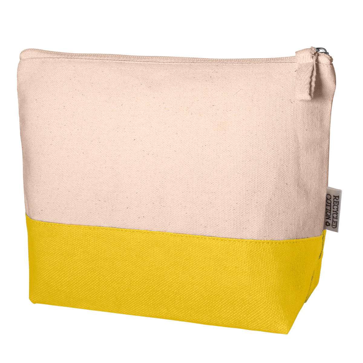 trousse personnalisable recyclée 220 gr/m² - Combi Jaune