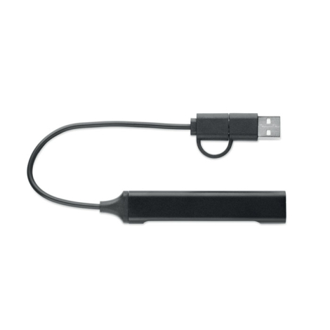 Hub USB 4 ports promotionnel 19 cm Current