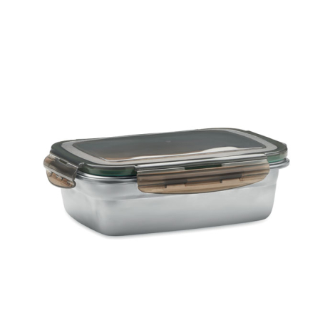 Boîte repas inox recyclé 850ml personnalisable Lox