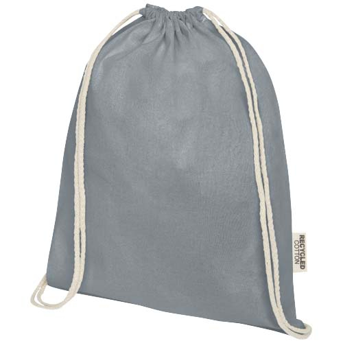 Gym bag personnalisable recyclé 140 gr - Oregon Gris