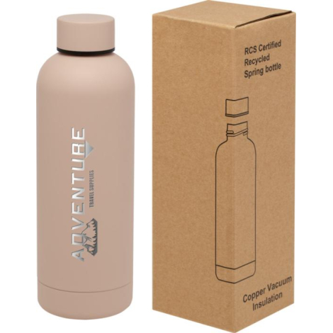 Bouteille promotionnelle 500ml inox recyclé Spring