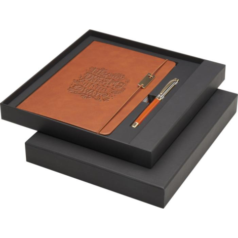 Coffret personnalisable carnet A5 et stylo roller Legato