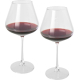 Ensemble de 2 verres à vin personnalisable Rosso 