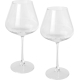 Ensemble de 2 verres à vin personnalisable Rosso 