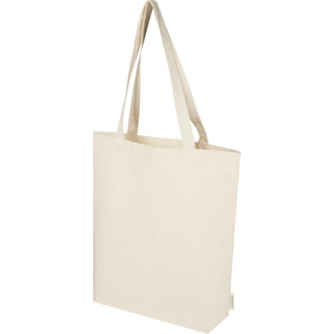 Sac shopping coton bio personnalisable 180g large fond Orissa