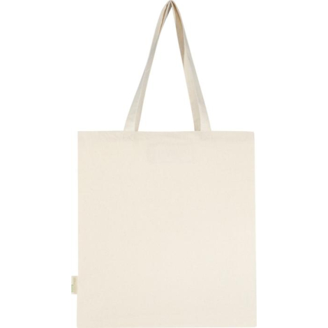 Tote bag à soufflets publicitaire 180g coton bio Orissa