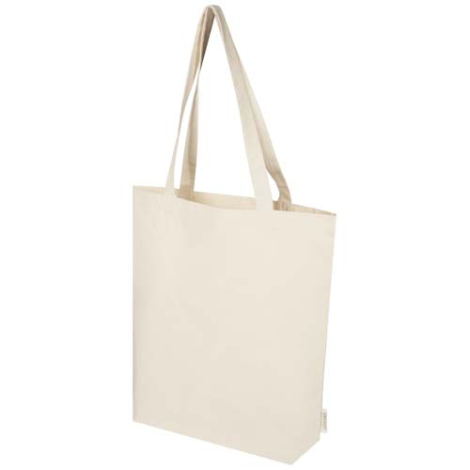 Sac shopping coton bio personnalisable 180g large fond Orissa