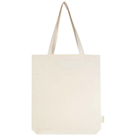 Sac shopping coton bio personnalisable 180g large fond Orissa