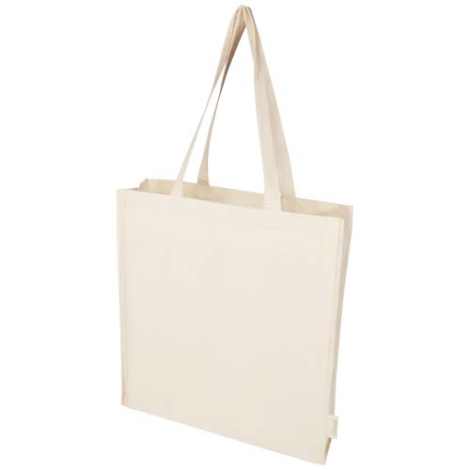 Tote bag à soufflets publicitaire 180g coton bio Orissa