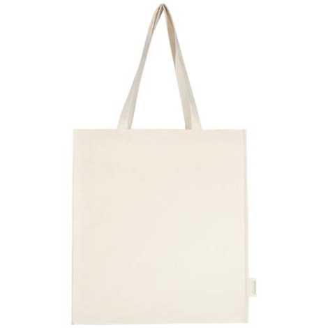 Tote bag à soufflets publicitaire 180g coton bio Orissa