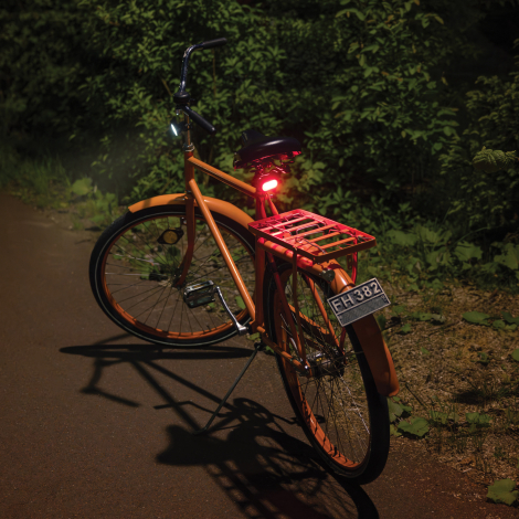 Set d'éclairage de vélo recyclé à personnaliser Lumino