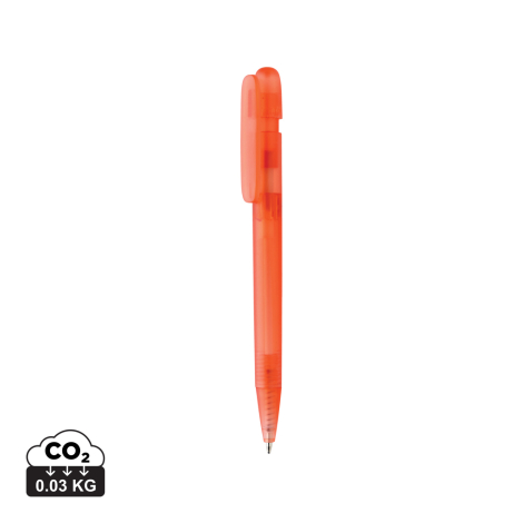 Stylo personnalisable transparent rABS Devin