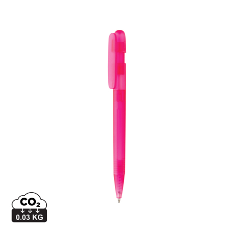 Stylo personnalisable transparent rABS Devin