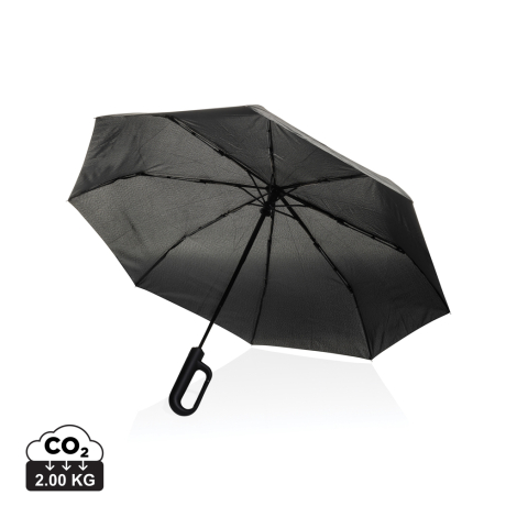 Parapluie publicitaire 21'' avec mousqueton rPET Yara