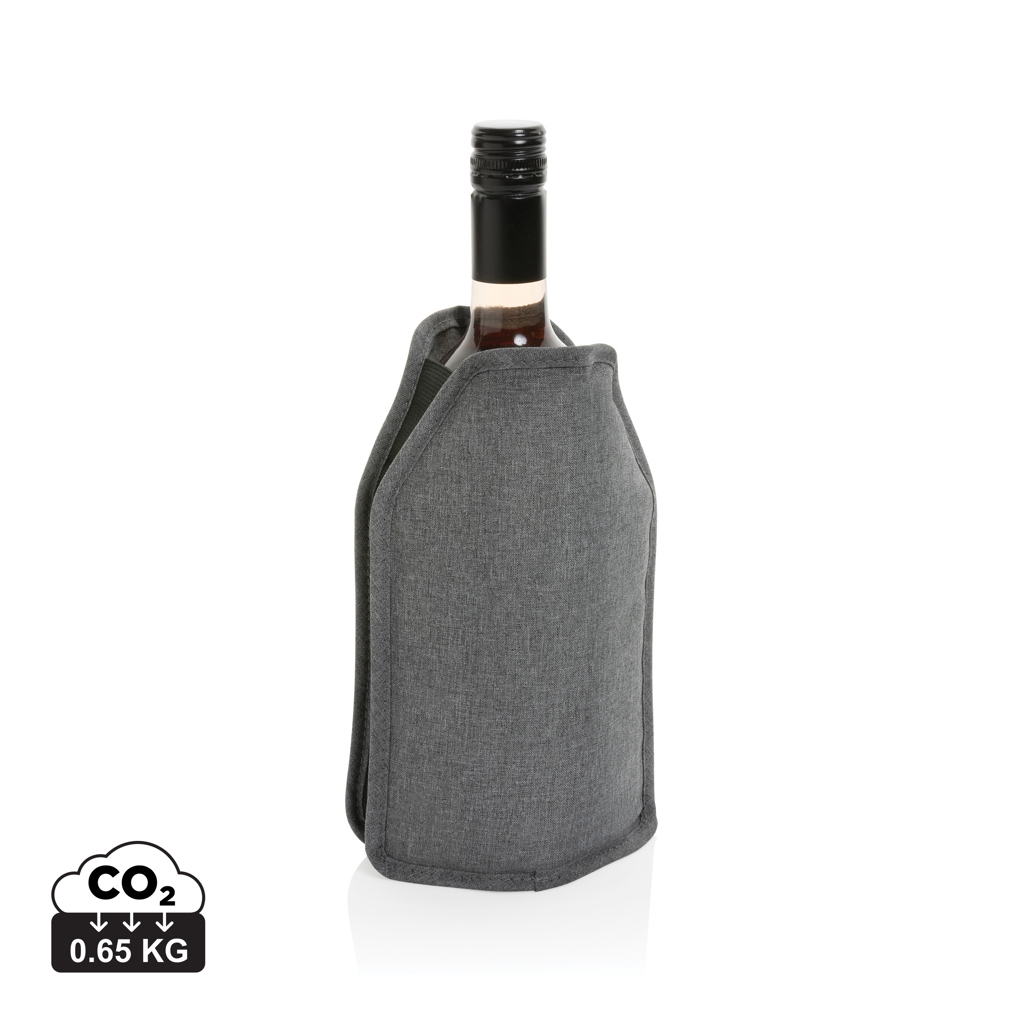 Housse personnalisable réfrigérante à vin rPET Vino Gris