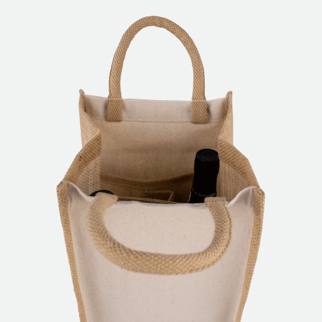 Sac cabas pour 4 bouteilles promotionnel