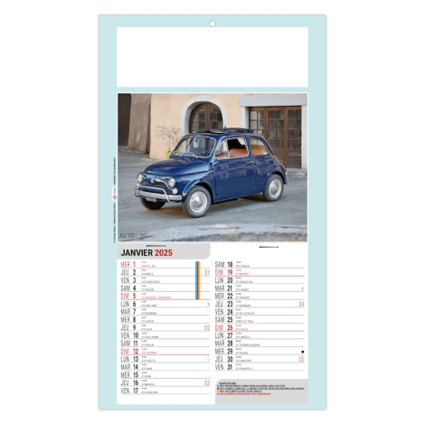 Calendrier plaque 1 vue 2025 promotionnel - Gaston