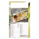 Calendrier sur plaque 1 vue personnalisable - Diet