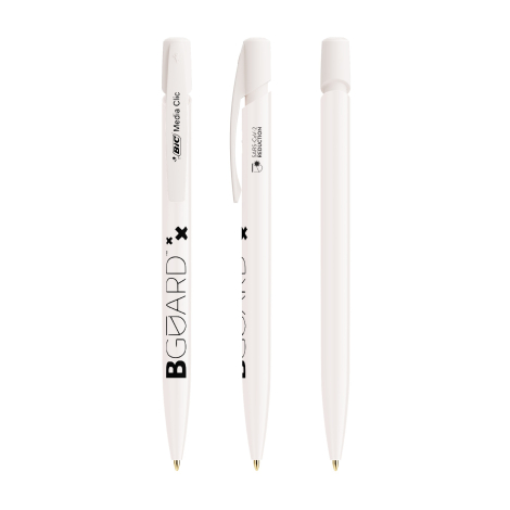 Stylo bille BIC® promotionnel Media Clic BGUARD™ Antimicrobial Ecolutions®