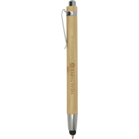 Stylo stylet en bambou à personnaliser Elm